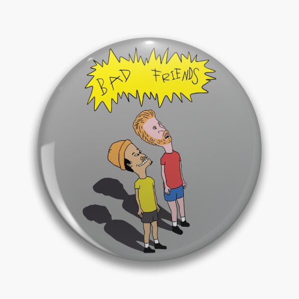 Item preview, Bad Friends Podcast - Beavis and Butt-head Art Style designed and sold by ZERO-MIND.