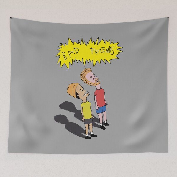 Item preview, Bad Friends Podcast - Beavis and Butt-head Art Style designed and sold by ZERO-MIND.