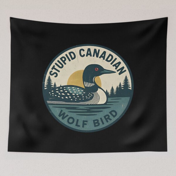 Item preview, Stupid Canadian Wolf Bird Heated Rivalry Inspired Team Hollanov designed and sold by M-Andrews.