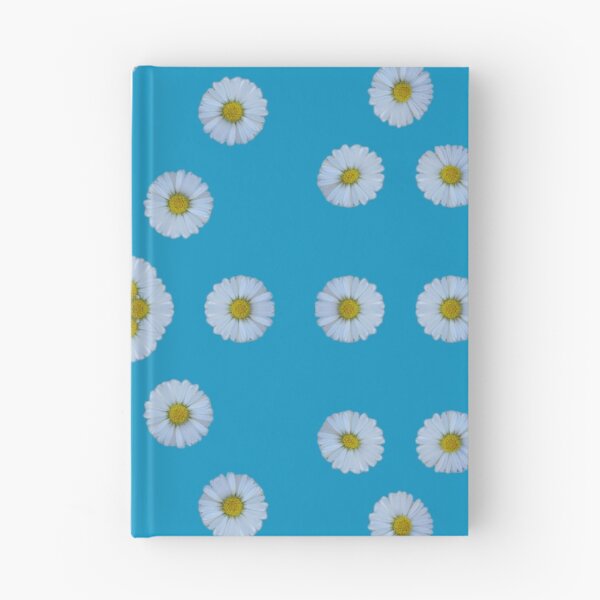 Item preview, Daisy Floral Pattern on Blue - Fresh Botanical Aesthetic designed and sold by SilentBloomLab.