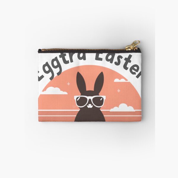 Item preview, Eggtra Easter Cool Retro Bunny with Sunglasses Sunset designed and sold by Crazyegg01.
