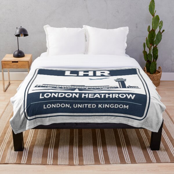 Item preview, LHR London Heathrow Airport Sticker Magnet UK Aviation Design designed and sold by CLOUTKULT.