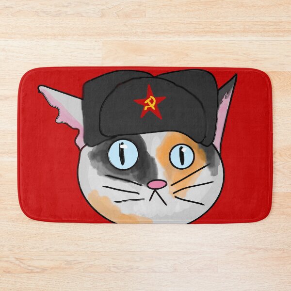 Item preview, Soviet cat calico designed and sold by ComradeScar.