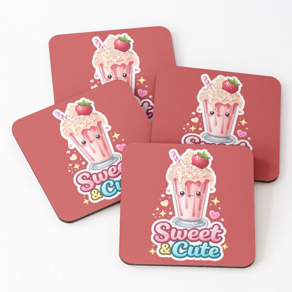 Item preview, Cute Strawberry Milkshake Kawaii Aesthetic Sweet & Cute Design designed and sold by Verdezeus86 .