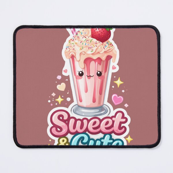 Item preview, Cute Strawberry Milkshake Kawaii Aesthetic Sweet & Cute Design designed and sold by Verdezeus86 .