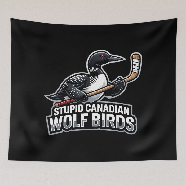 Item preview, Stupid Canadian Wolf Bird Heated Rivalry Inspired Team Hollanov designed and sold by M-Andrews.