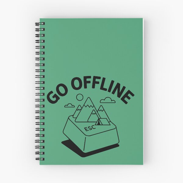 Item preview, ESC GO OFFLINE Camping  designed and sold by SusanaDesigns.