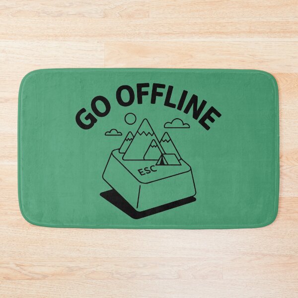 Item preview, ESC GO OFFLINE Camping  designed and sold by SusanaDesigns.