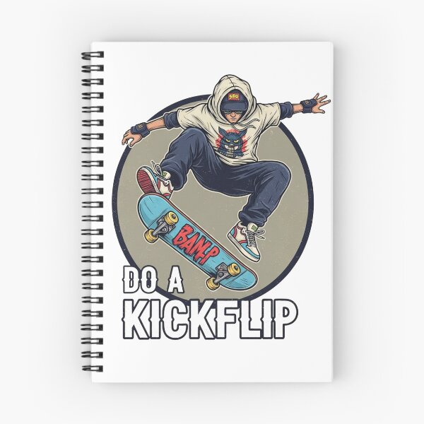 Item preview, Skate and Destroy Kickflip – Edgy Skater Cartoon Design designed and sold by Pablomfz.