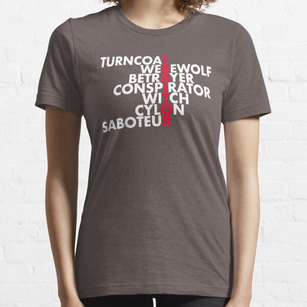 TRAITOR (crossword pattern) (Board Game Themed) Essential T-Shirt
