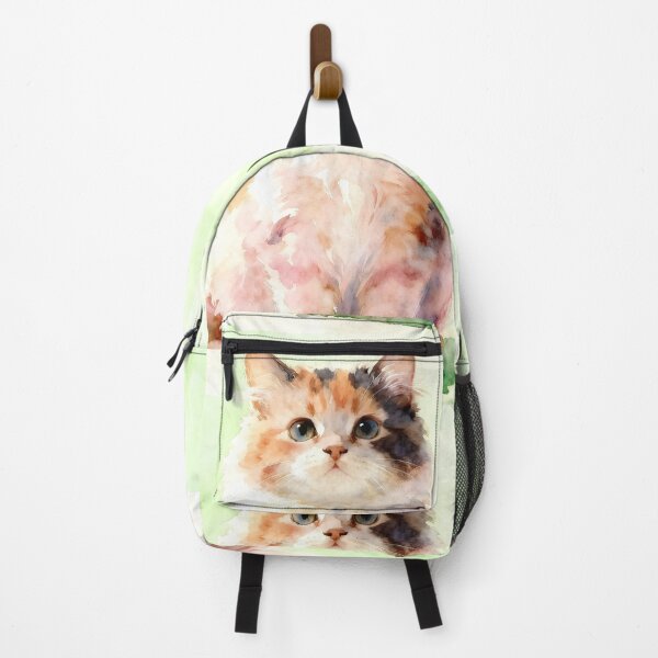 Item preview, Watercolor Calico Kitteh designed and sold by Shelley Loewnau-Jones Studio.