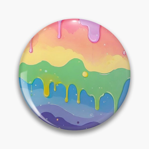 Item preview, Vibrant Rainbow Dripping Paint Pattern designed and sold by Vileprint.