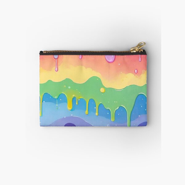 Item preview, Vibrant Rainbow Dripping Paint Pattern designed and sold by Vileprint.