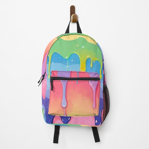 Item preview, Vibrant Rainbow Dripping Paint Pattern designed and sold by Vileprint.