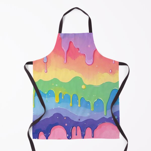 Item preview, Vibrant Rainbow Dripping Paint Pattern designed and sold by Vileprint.