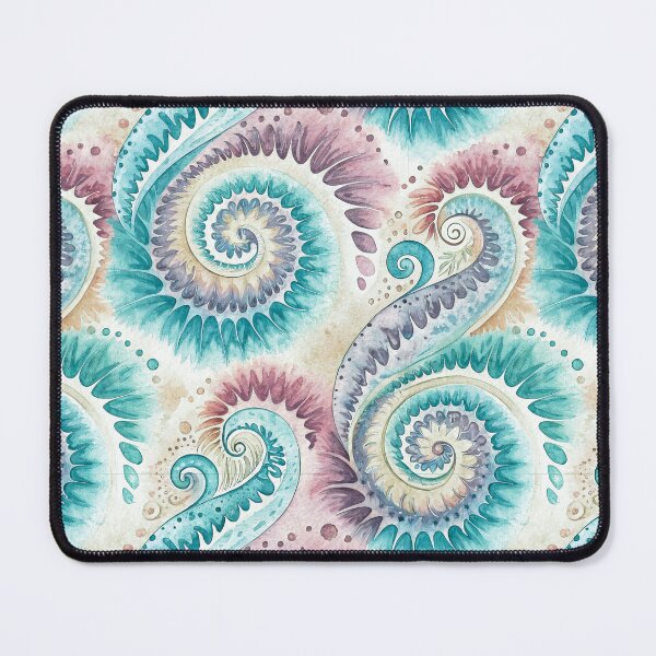 Item preview, Tie Dye Dreamy Ocean Spiral Abstract designed and sold by AOCollections.