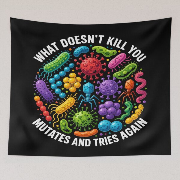 Item preview, lab week WHAT DOESN'T KILL YOU designed and sold by Uglyandcute.