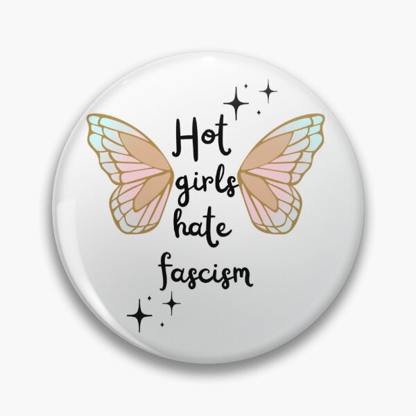 Item preview, Hot girls hate f*scism designed and sold by kit-beansprout.
