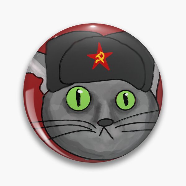 Item preview, Soviet cat gray designed and sold by ComradeScar.