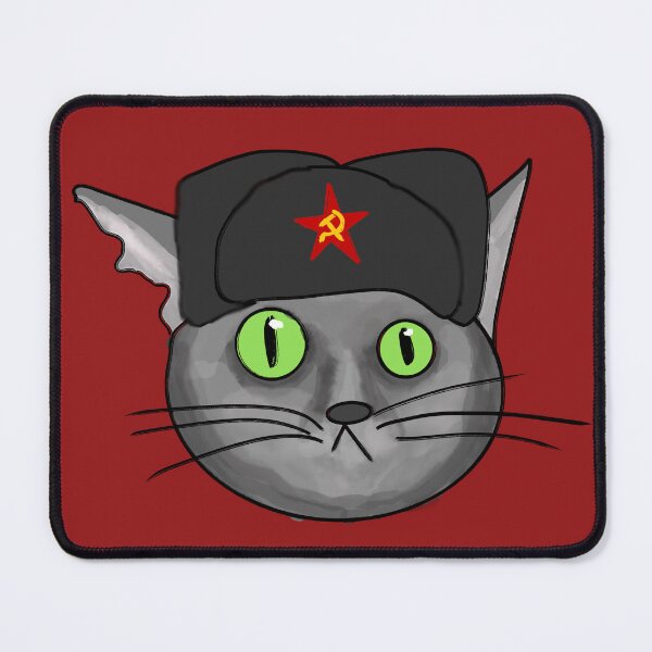 Item preview, Soviet cat gray designed and sold by ComradeScar.