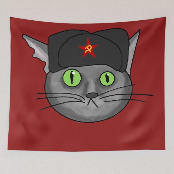 Item preview, Soviet cat gray designed and sold by ComradeScar.