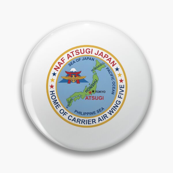 Item preview, Naval Air Facility Atsugi Japan & Carrier Air Wing Five Seal designed and sold by CharlieDesings.