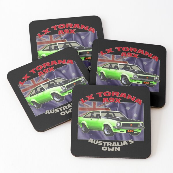 Item preview, Lime Green LX Torana A9X Hatchback Australian Muscle Car Art, Holden Torana A9X Classic Car Poster, Aussie Bathurst Legend Car Artwork, Vintage Australian Performance Car Illustration designed and sold by Michael van der Hoorn.
