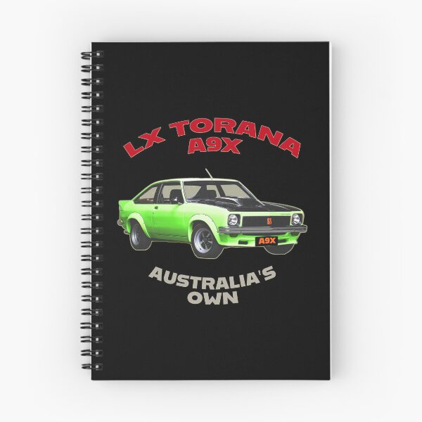 Item preview, LX Torana A9X Hatchback Lime Green Australian Muscle Car Art, Holden Torana A9X Classic Car Illustration, Bathurst Legend Vintage Aussie Performance Car Artwork Clean Design designed and sold by Michael van der Hoorn.