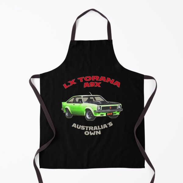Item preview, LX Torana A9X Hatchback Lime Green Australian Muscle Car Art, Holden Torana A9X Classic Car Illustration, Bathurst Legend Vintage Aussie Performance Car Artwork Clean Design designed and sold by Michael van der Hoorn.
