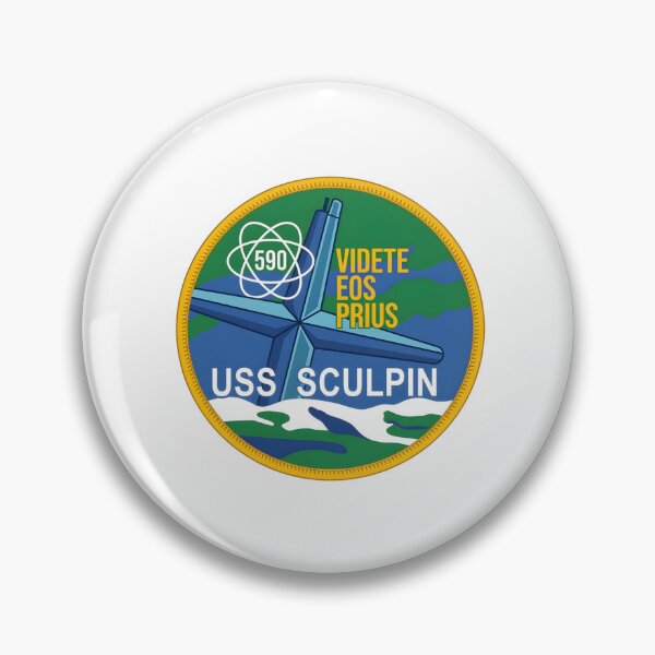 Item preview, USS Sculpin (SSN 590) Submarine Official Patch designed and sold by CharlieDesings.