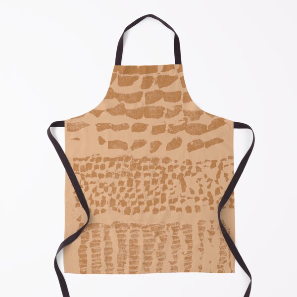 Item preview, Three Grains Textured Monoprint - Melon + Rust designed and sold by Irene Estelle.