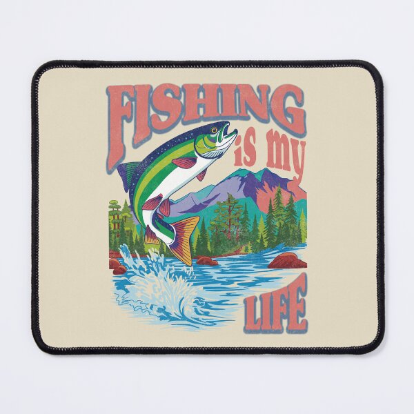 Item preview, Fishing Is My Life. vintage. designed and sold by EunsooLee.