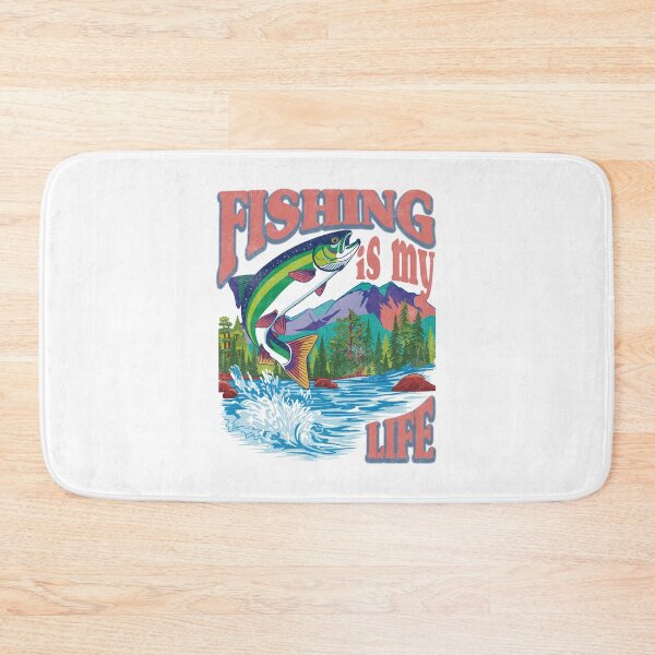 Item preview, Fishing Is My Life. vintage. designed and sold by EunsooLee.