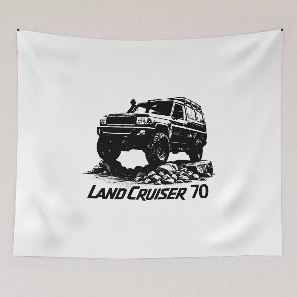 Item preview, Land Cruiser 70 Off-Road Adventure 4x4 Graphic 2nd Gen designed and sold by Off-Road-Zone.