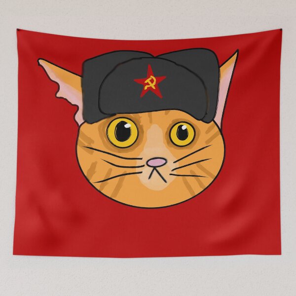 Item preview, Soviet cat orange designed and sold by ComradeScar.