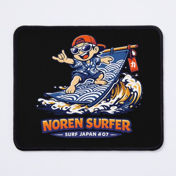 Item preview, Noren Surfer – Japanese Surf Pop Art Funny Graphic Design designed and sold by maaameee.