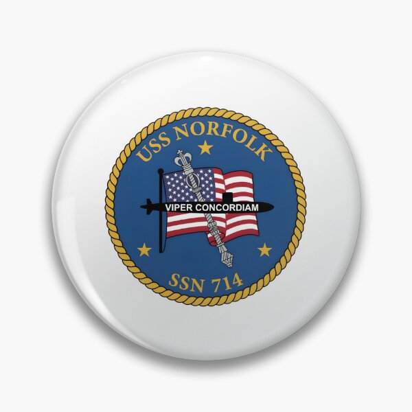 Item preview, Official Ship Seal of USS Norfolk (SSN 714) designed and sold by CharlieDesings.