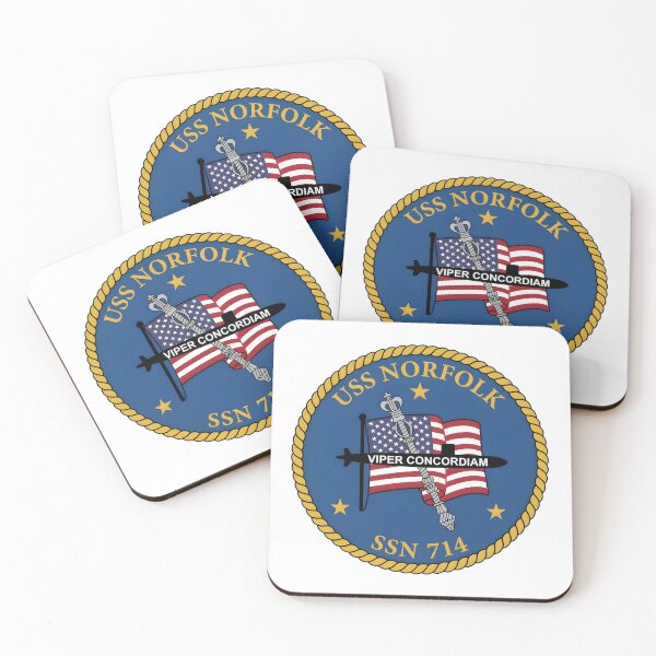 Item preview, Official Ship Seal of USS Norfolk (SSN 714) designed and sold by CharlieDesings.