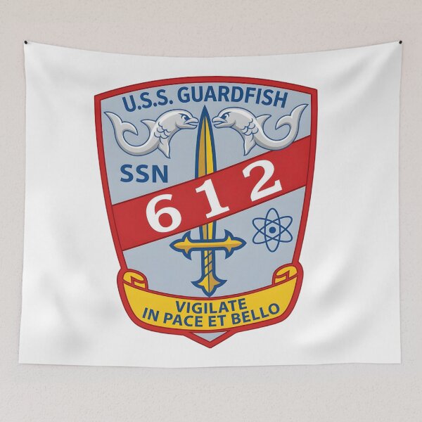Item preview, USS Guardfish (SSN 612) Submarine Official Patch designed and sold by CharlieDesings.