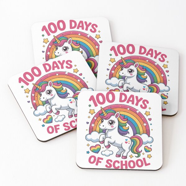 Item preview, 100 Days of School Unicorn Girls Teacher 100th Day of School designed and sold by TrinaEspinoza.