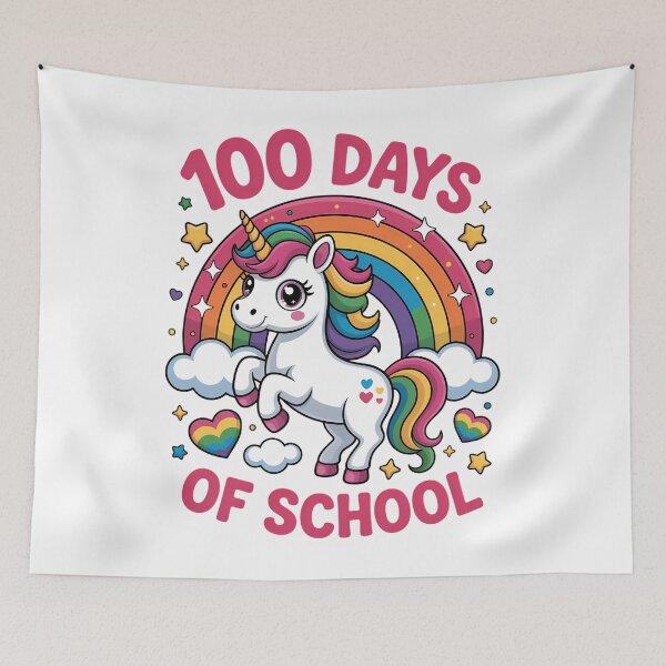 Item preview, 100 Days of School Unicorn Girls Teacher 100th Day of School designed and sold by TrinaEspinoza.