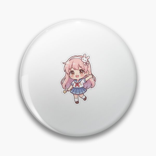 Item preview, Kawaii Pastel Anime Girl with Magic Wand designed and sold by FatiDesigns.