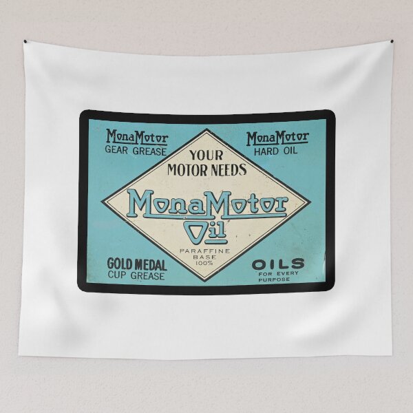 Item preview, Vintage Mona Motor Oil designed and sold by QuayTradingCo.