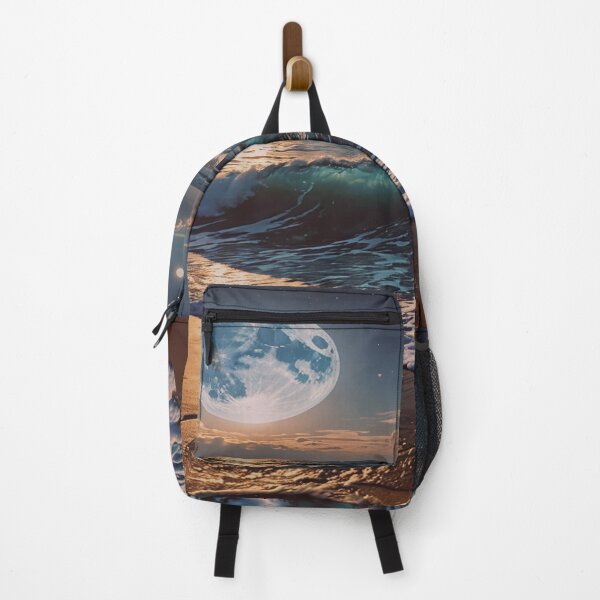 Item preview, Moonlit Ocean Waves designed and sold by BeautifulVirtues.