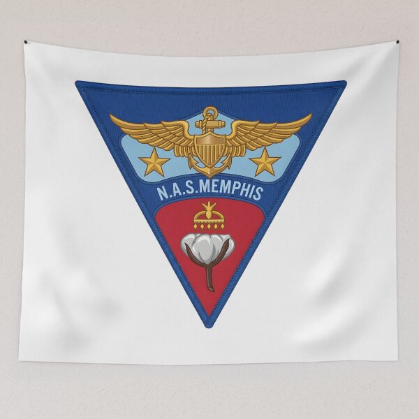 Item preview, Naval Air Station (NAS) Memphis Tennessee Official Patch designed and sold by CharlieDesings.