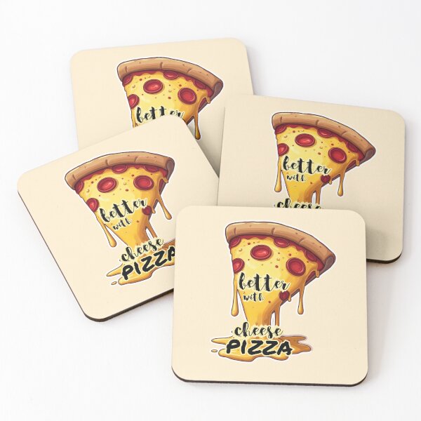 Item preview, Everything is Better With Cheese - Funny Pizza Slice Design designed and sold by PriyaMagic.
