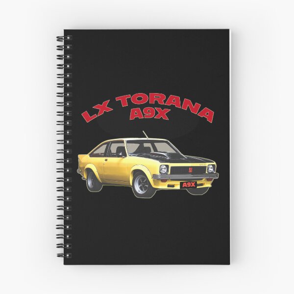 Item preview, LX Torana A9X Hatchback Yellow Australian Muscle Car Art, Holden Torana A9X Classic Car Illustration, Bathurst Legend Vintage Aussie Performance Car Artwork designed and sold by Michael van der Hoorn.