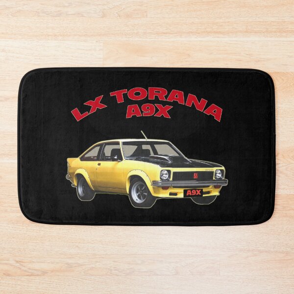 Item preview, LX Torana A9X Hatchback Yellow Australian Muscle Car Art, Holden Torana A9X Classic Car Illustration, Bathurst Legend Vintage Aussie Performance Car Artwork designed and sold by Michael van der Hoorn.
