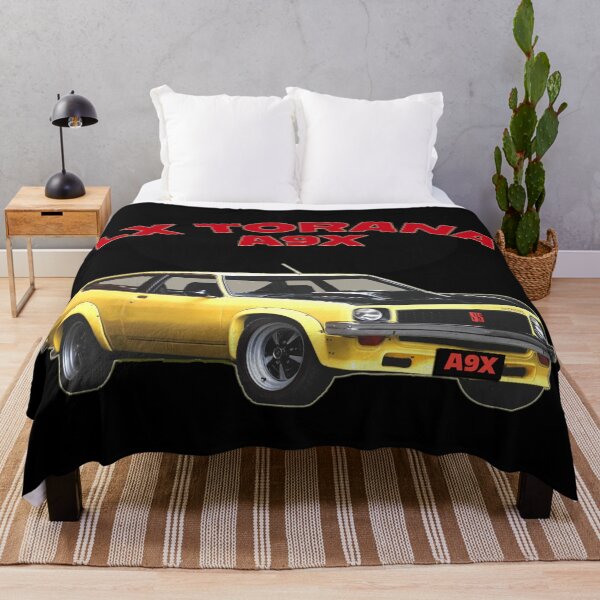 Item preview, LX Torana A9X Hatchback Yellow Australian Muscle Car Art, Holden Torana A9X Classic Car Illustration, Bathurst Legend Vintage Aussie Performance Car Artwork designed and sold by Michael van der Hoorn.