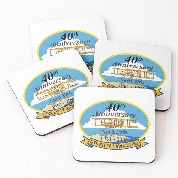 Item preview, USS Kitty Hawk (CV 63) 40th Anniversary Commemorative Seal designed and sold by CharlieDesings.